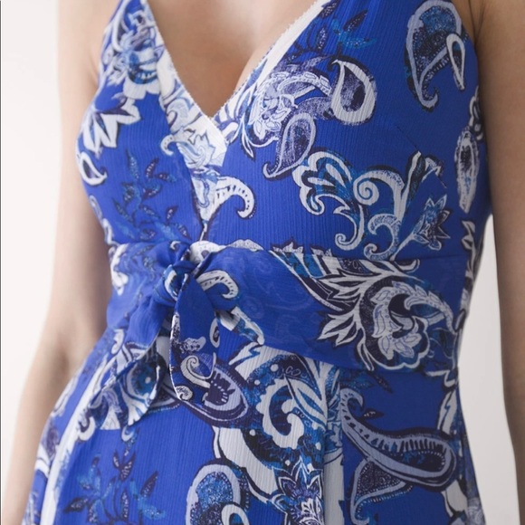 SOLD - NWT Mixed Print Chiffon Maxi Dress size 0 - Picture 3 of 6